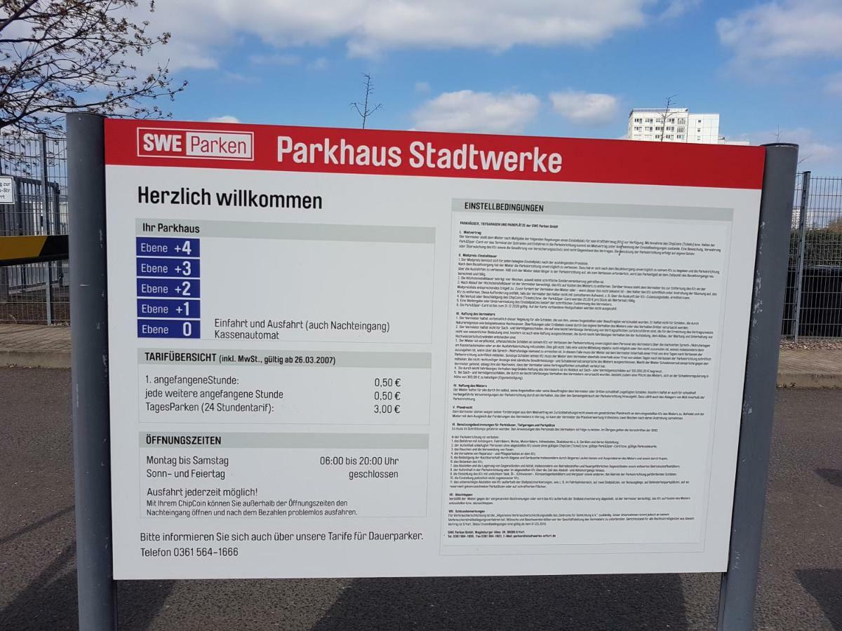 Unterkunft Einfach Und Zentral Erfurt Exterior foto